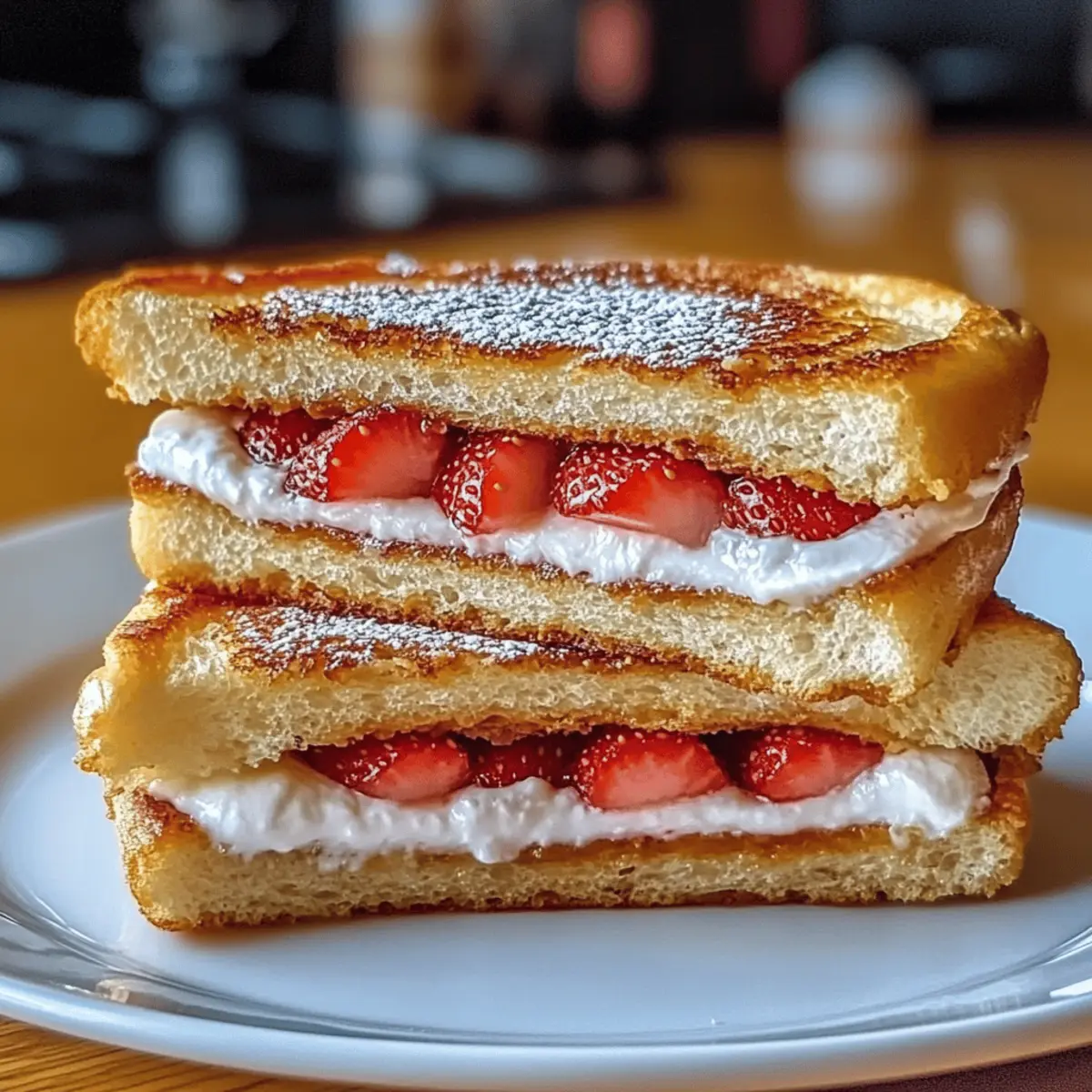 Irresistible Fried Strawberry Cheesecake Sandwiches Recipe