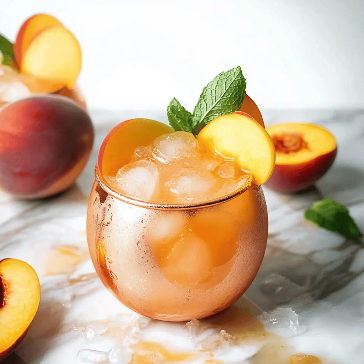 Refreshing Peach Moscow Mule: Your Go-To Summer Cocktail