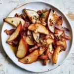 Sautéed Pears With Bacon and Mustard Dressing