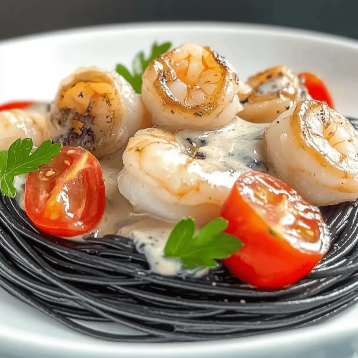 Indulge in Shrimp & Scallop Squid Ink Pasta in 30 Minutes