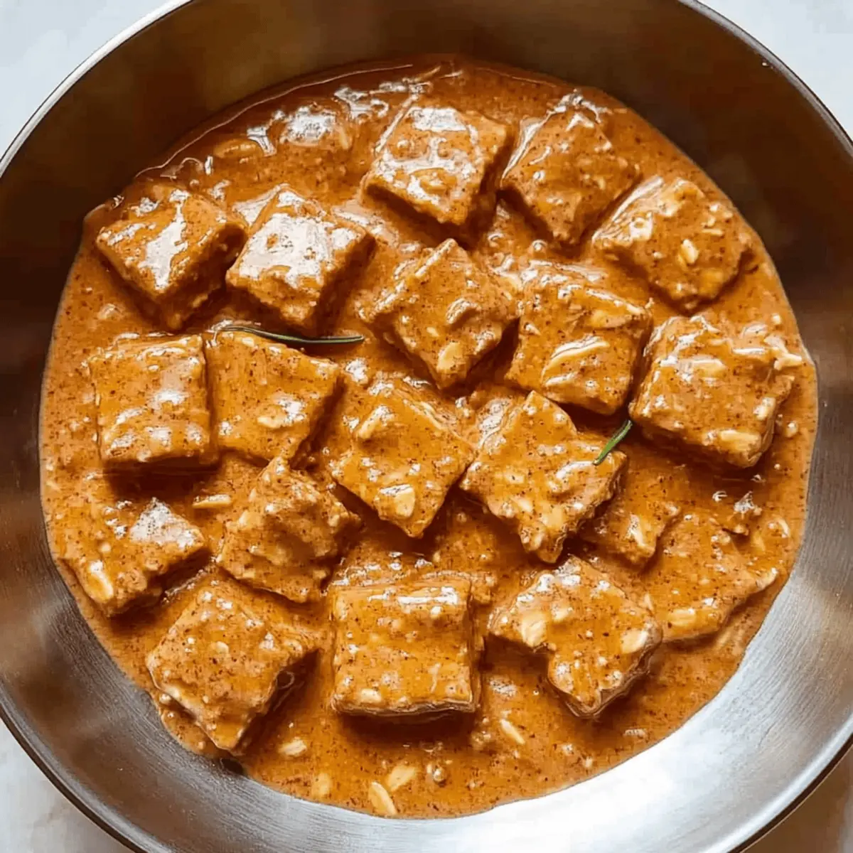 Spicy Tofu with Creamy Coconut Sauce for a Tantalizing Twist
