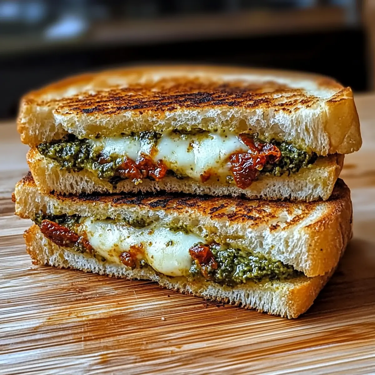Sun-Dried Tomato Pesto Grilled Cheese: Elevate Your Comfort Food