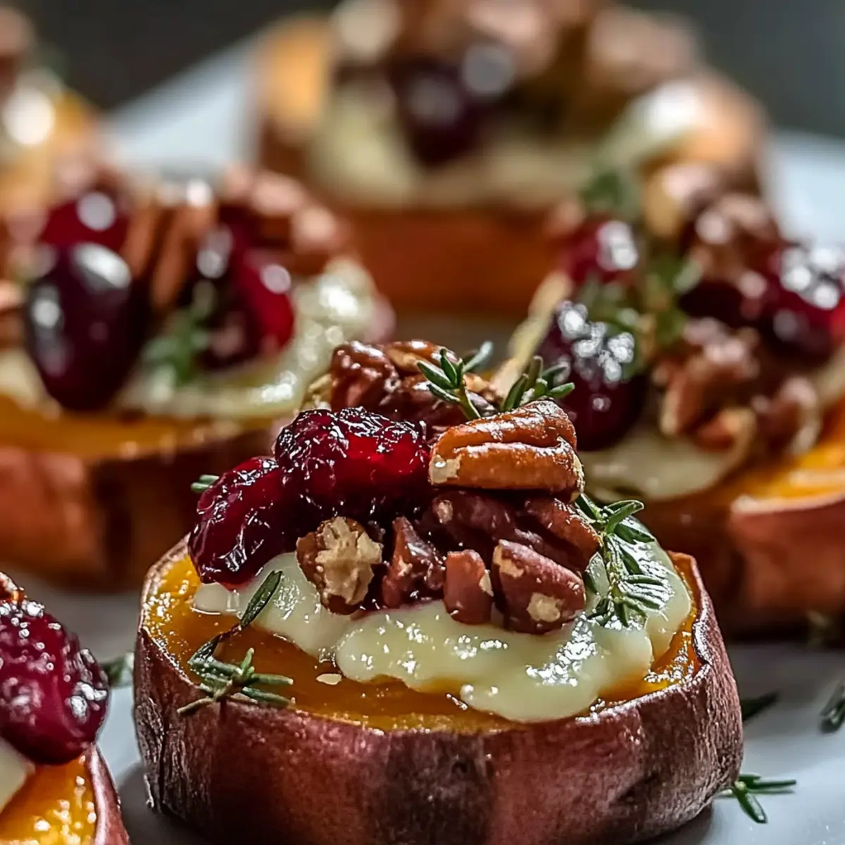 Sweet Potato Rounds with Brie: A Cozy Autumn Delight