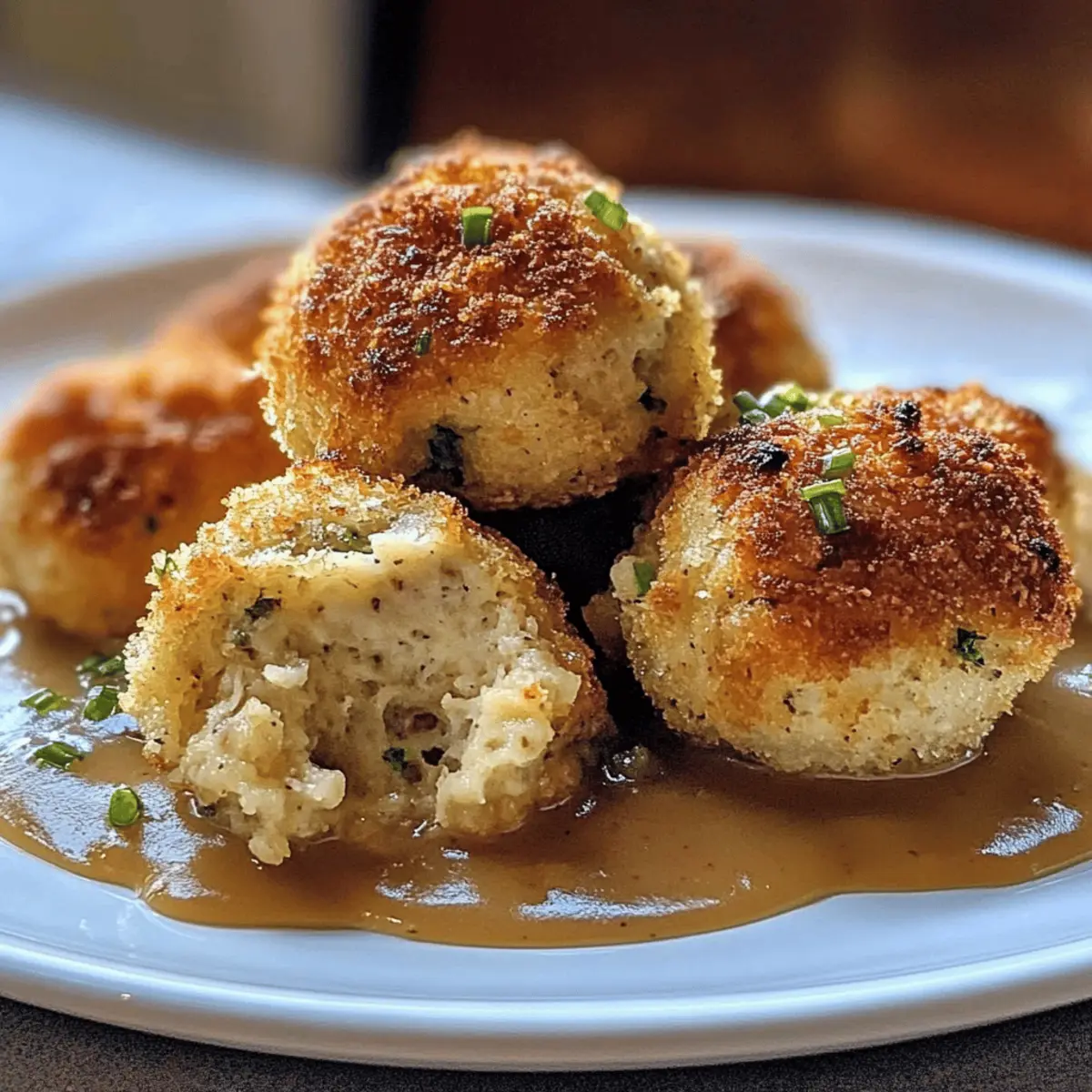 Delicious Turkey Stuffing Balls: Crispy Comfort Food Delight