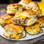 Cheesy Sausage Biscuits