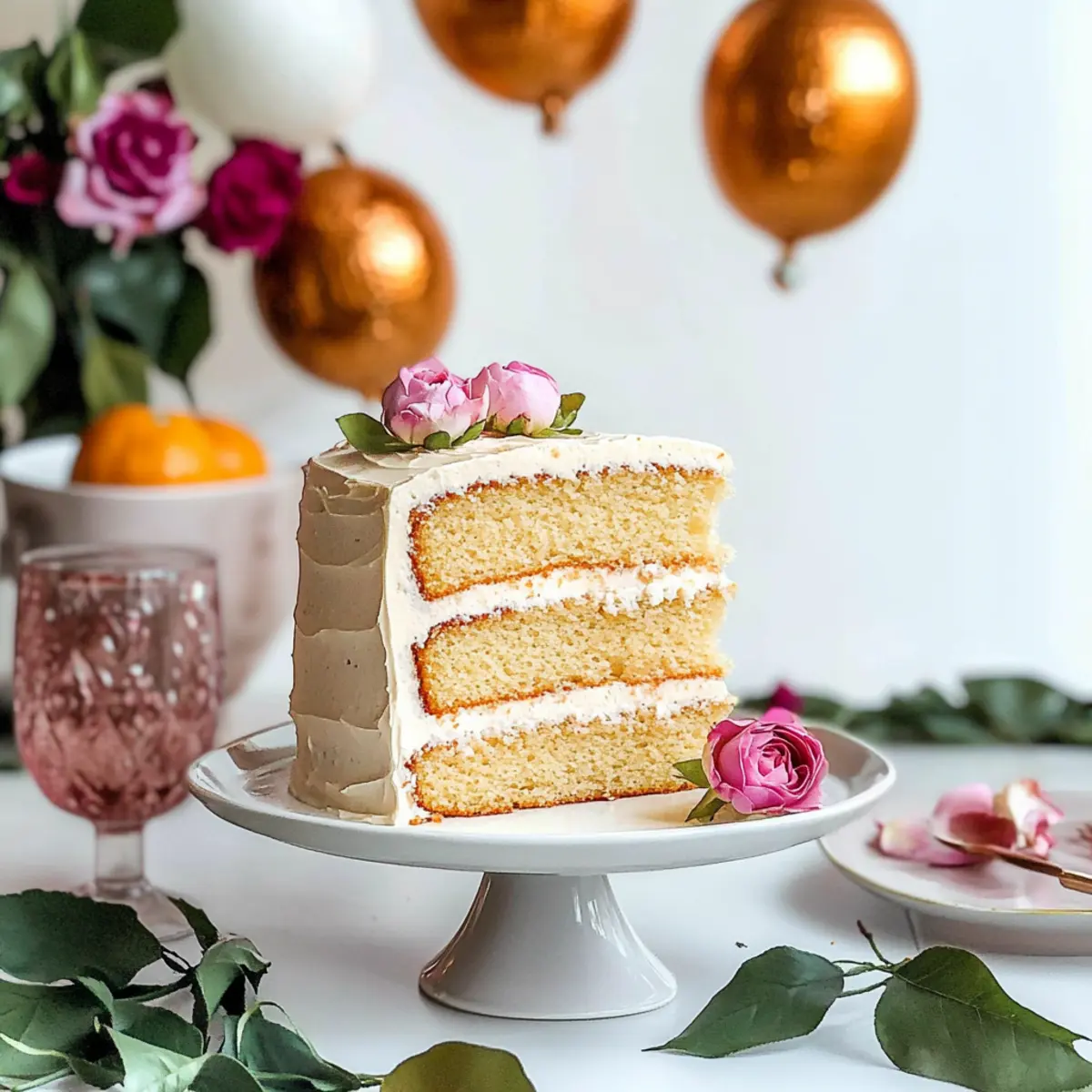 Orange Cardamom Cake with Rose Buttercream: A Luxurious Treat