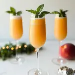 Peach Bellini Mocktail
