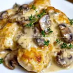 Mushroom Asiago Chicken