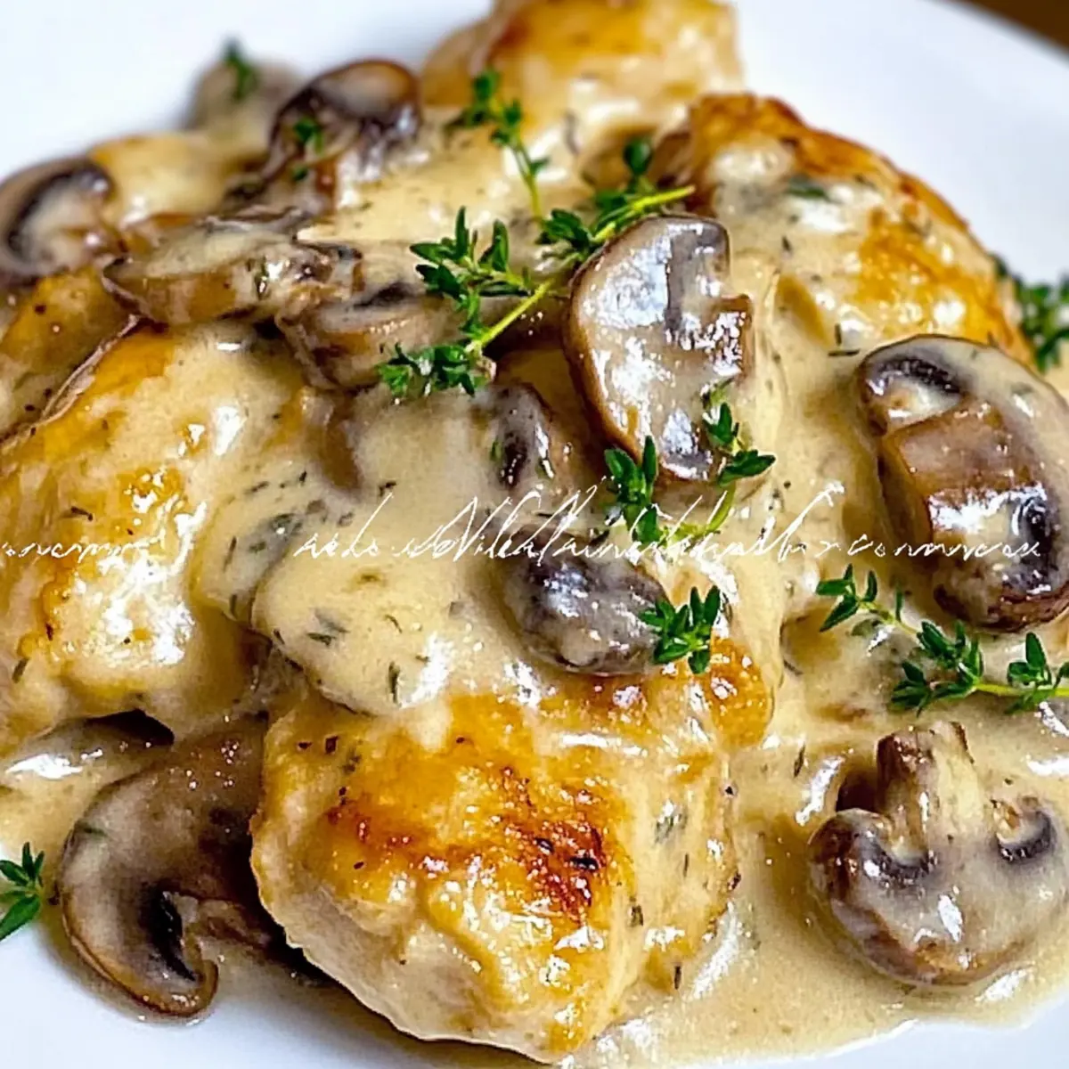 Mouthwatering Mushroom Asiago Chicken in 30 Minutes