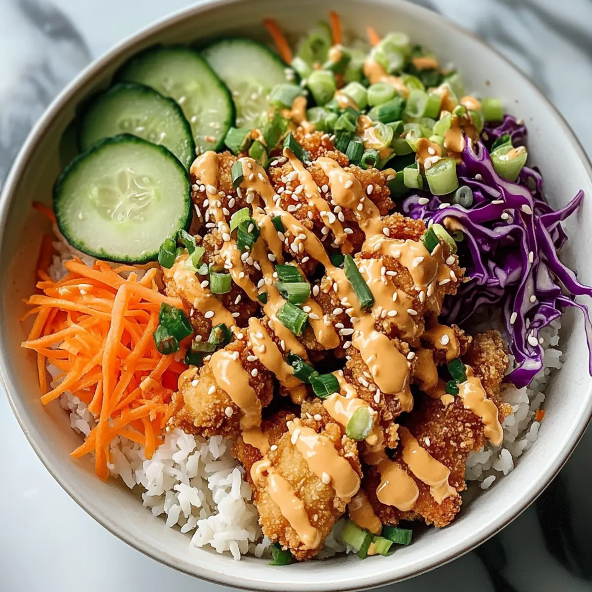 Crispy Bang Bang Chicken Bowl: Crunchy Comfort in Every Bite