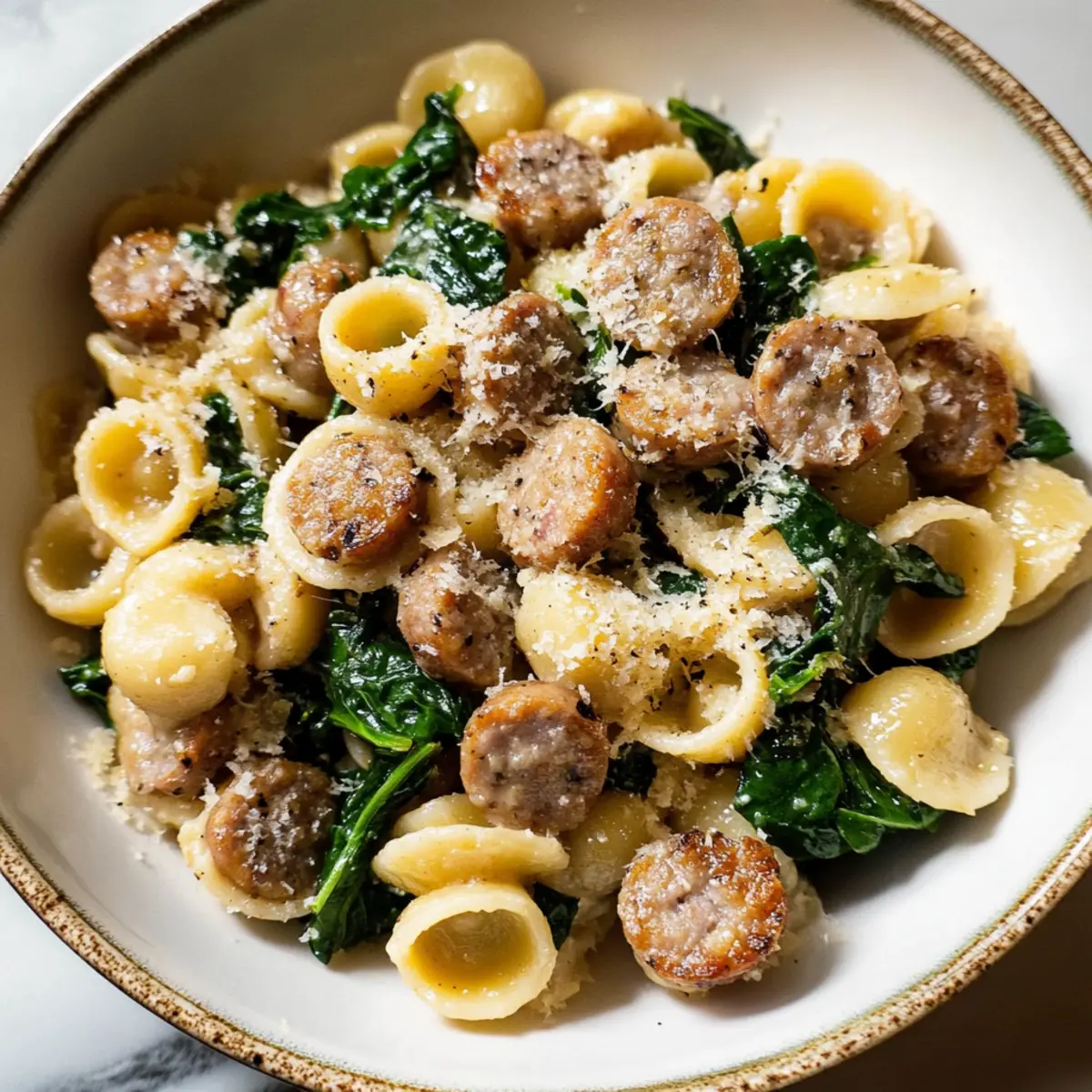 Orecchiette with Sausage and Spinach: A Cozy 30-Minute Feast
