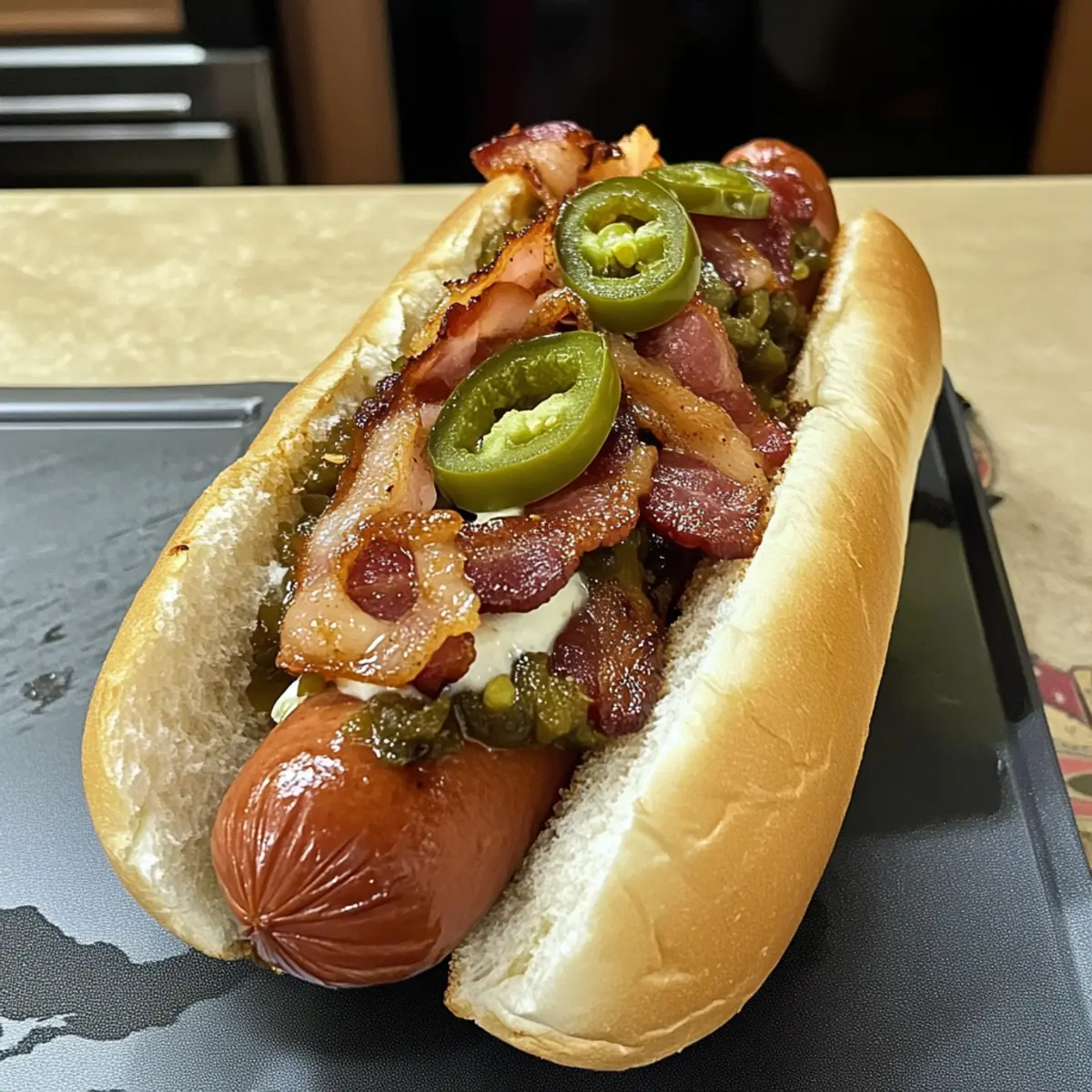 Savory Seattle Hot Dogs with Cream Cheese and Crispy Bacon