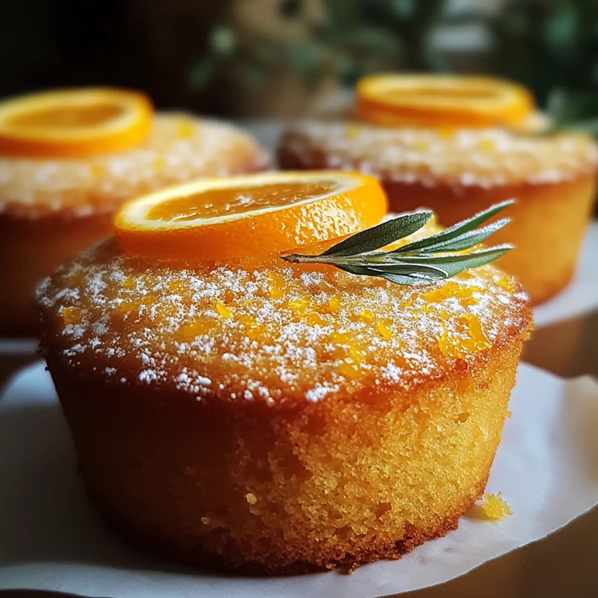 Moist Orange Ginger Honey Cakes That Brighten Your Day