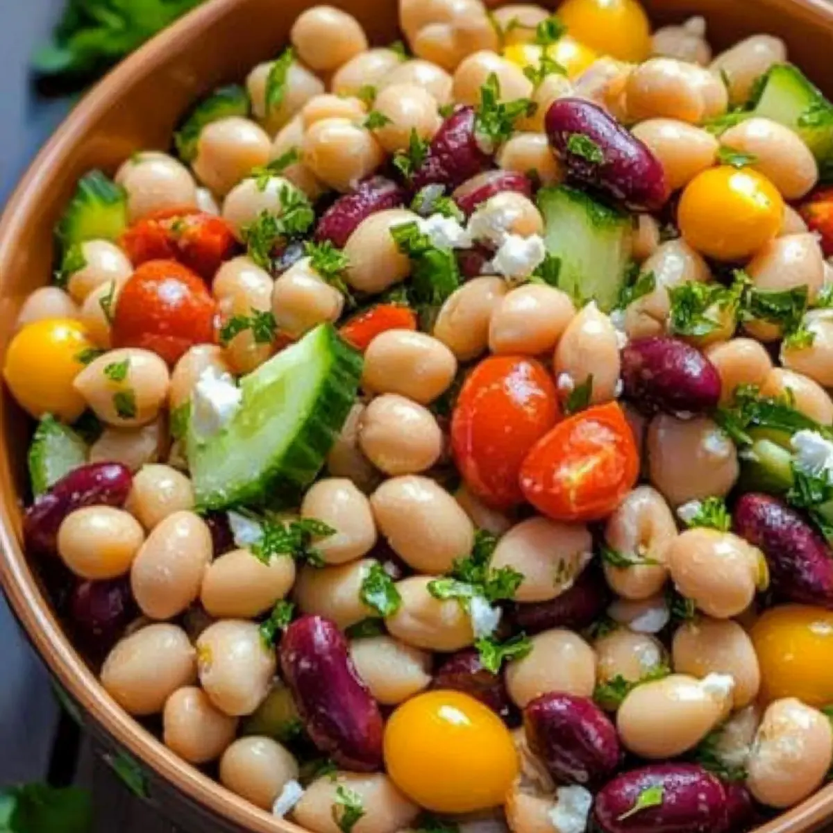 Flavor-Packed Mediterranean Bean Salad Ready in 20 Minutes