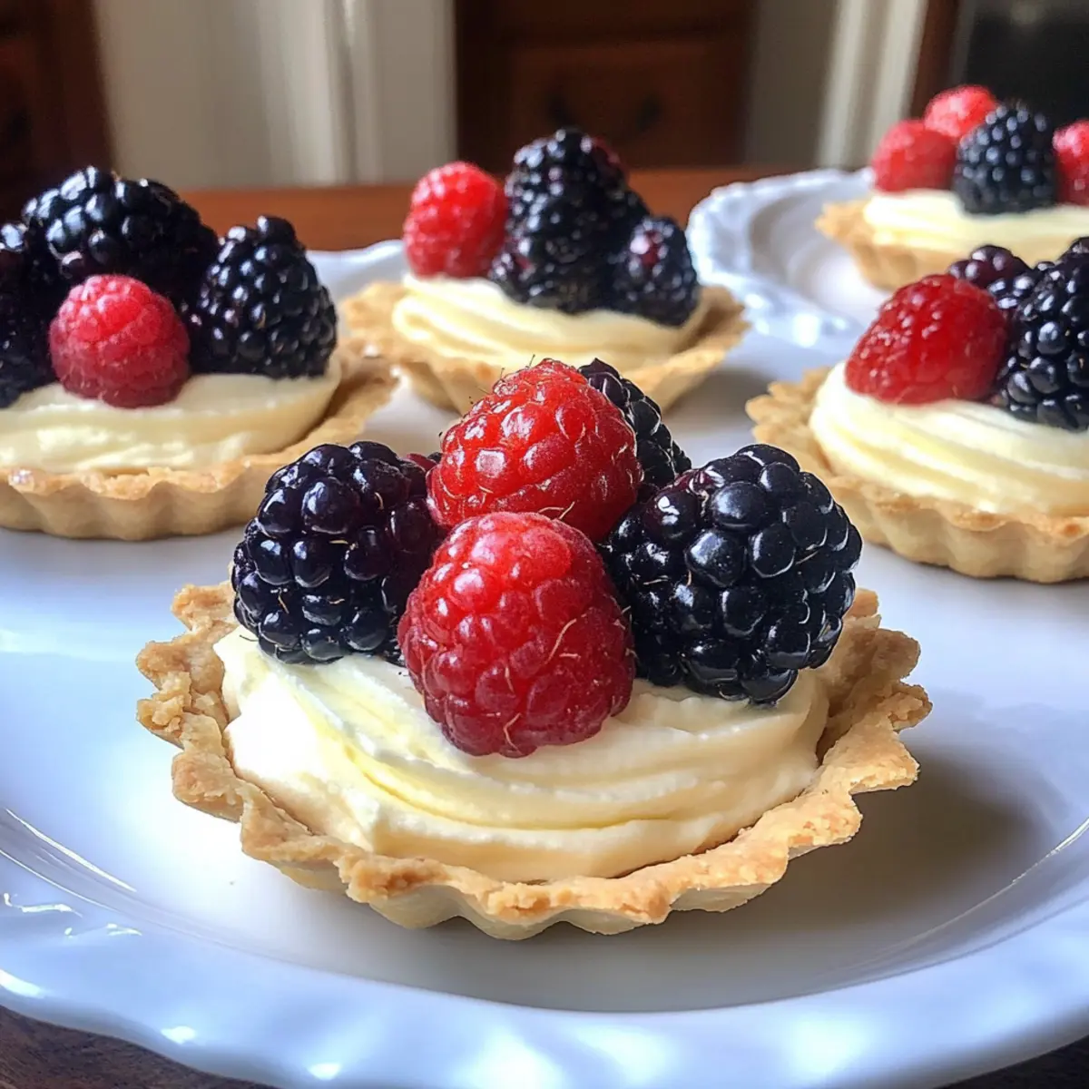 Irresistibly Light White Chocolate Mousse Tartlets for Summer