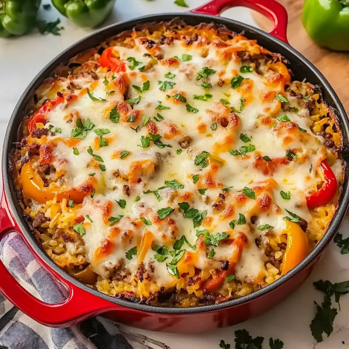 Cozy Stuffed Pepper Casserole for Ultimate Family Comfort