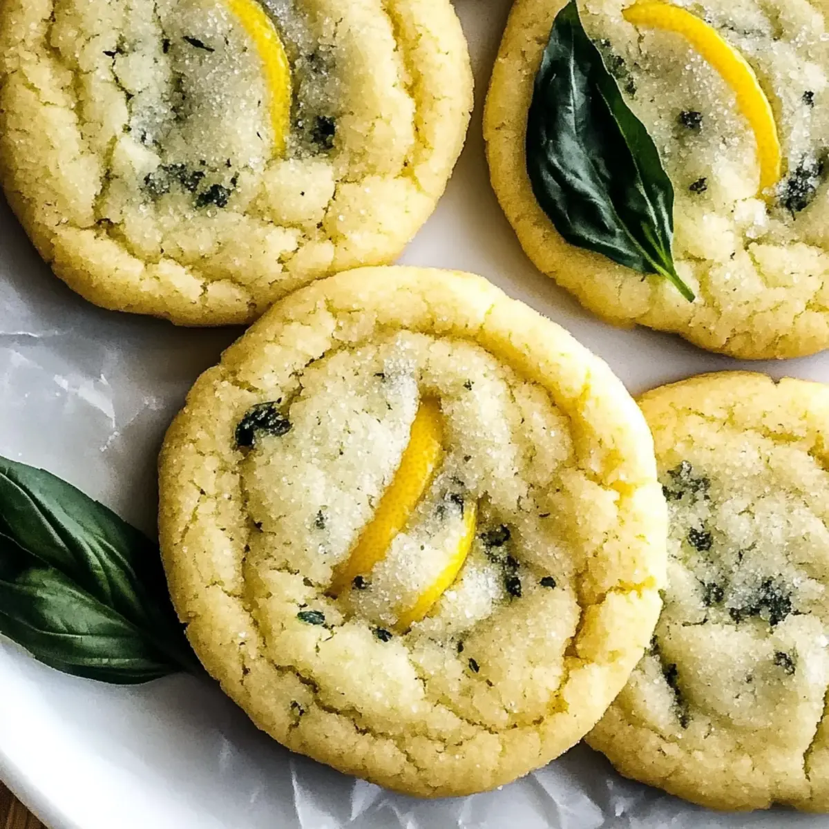 Lemon Basil Sugar Cookies That Will Brighten Your Day