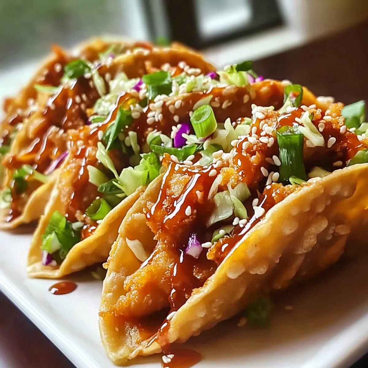 Crispy Chicken Wonton Tacos That Crunch with Flavor