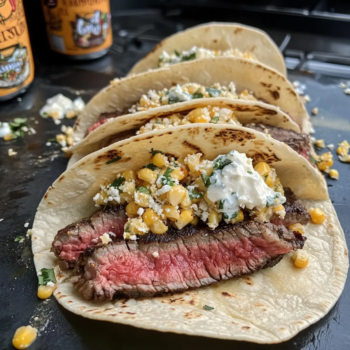 Savory Grilled Steak Elote Tacos for Your Summer Cookouts