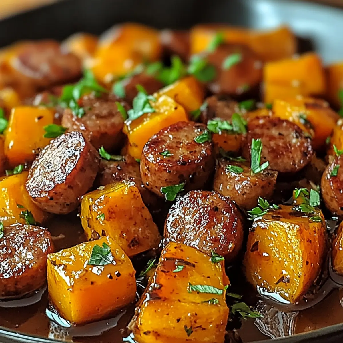 Sausage and Sweet Potatoes: Quick Honey Garlic Delight