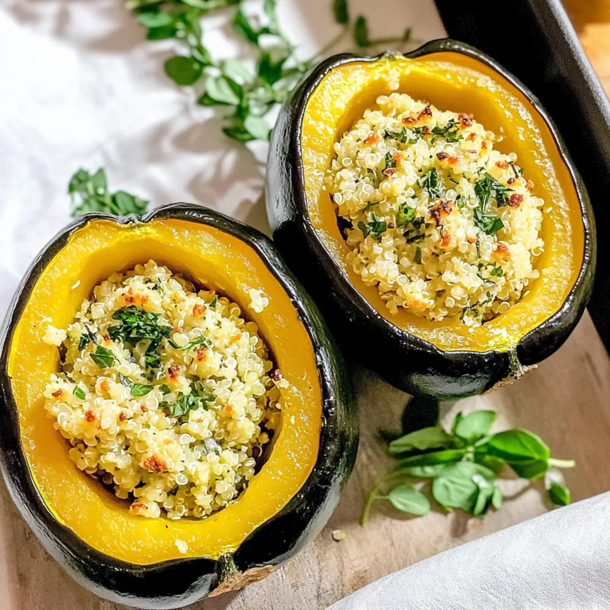 Stuffed Gem Squash: A Cozy, Healthy Delight for Dinner