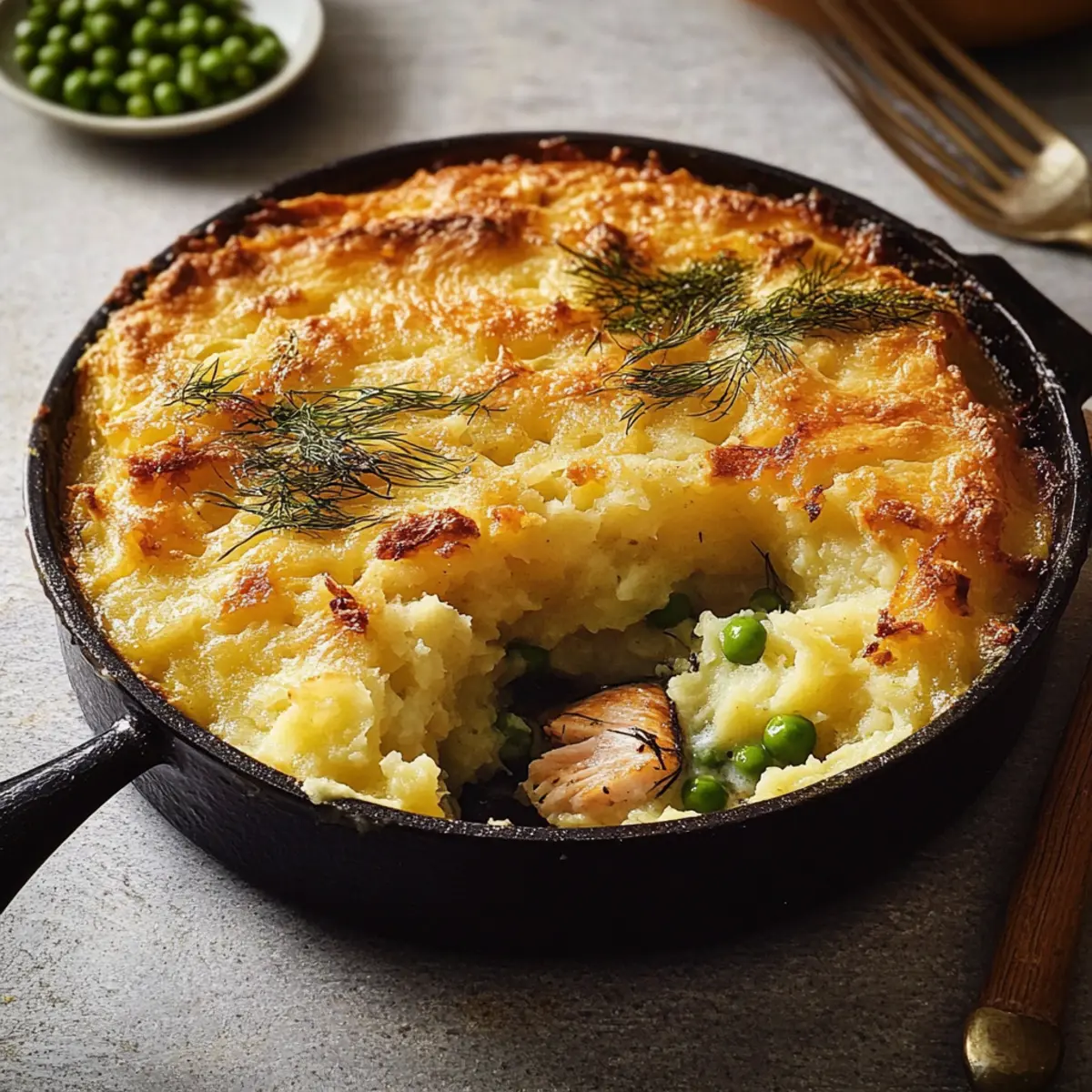 Creamy Fish Pie: Comforting Seafood Delight for Dinner