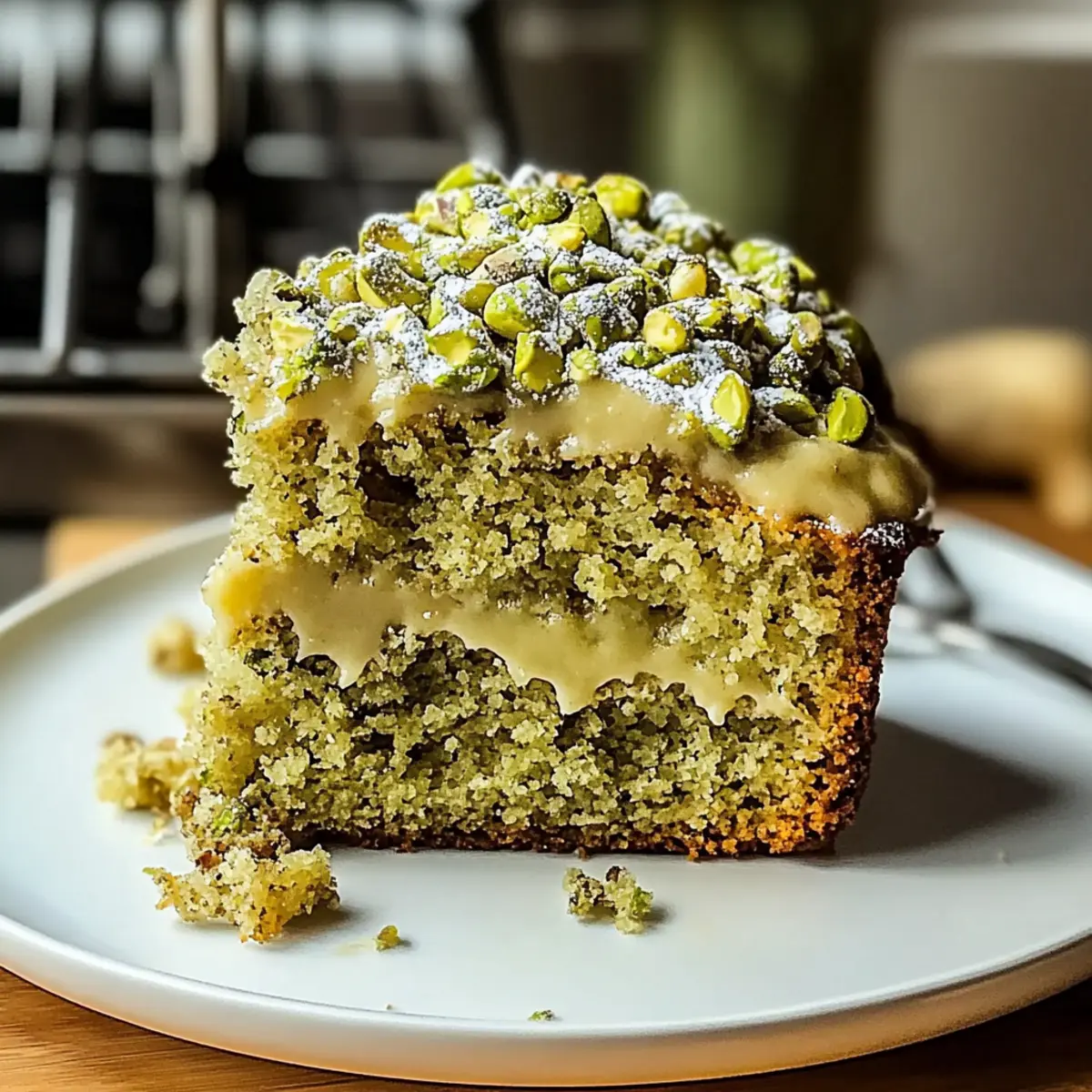 Delicious Vegan Pistachio Coffee Cake for Cozy Moments
