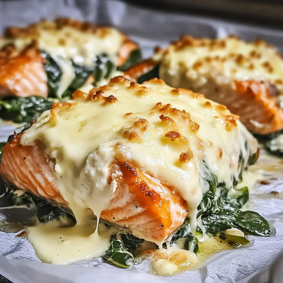 Baked Salmon with Spinach and Mozzarella Bliss for Easy Dinners