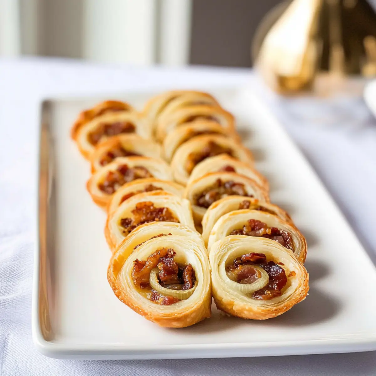 Palmiers with Bacon, Gruyère, and Caramelized Onions Magic