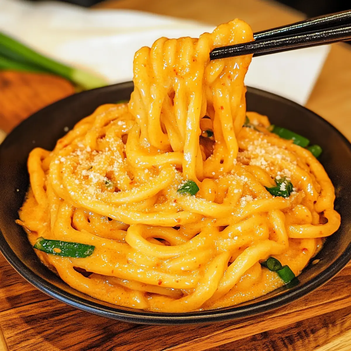 Creamy Gochujang Udon Noodles for a Spicy Comfort Fix