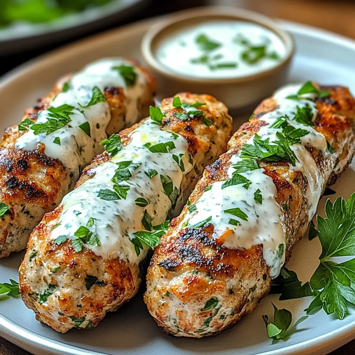 Delicious Chicken Kofta with Garlic Yogurt Sauce You’ll Love