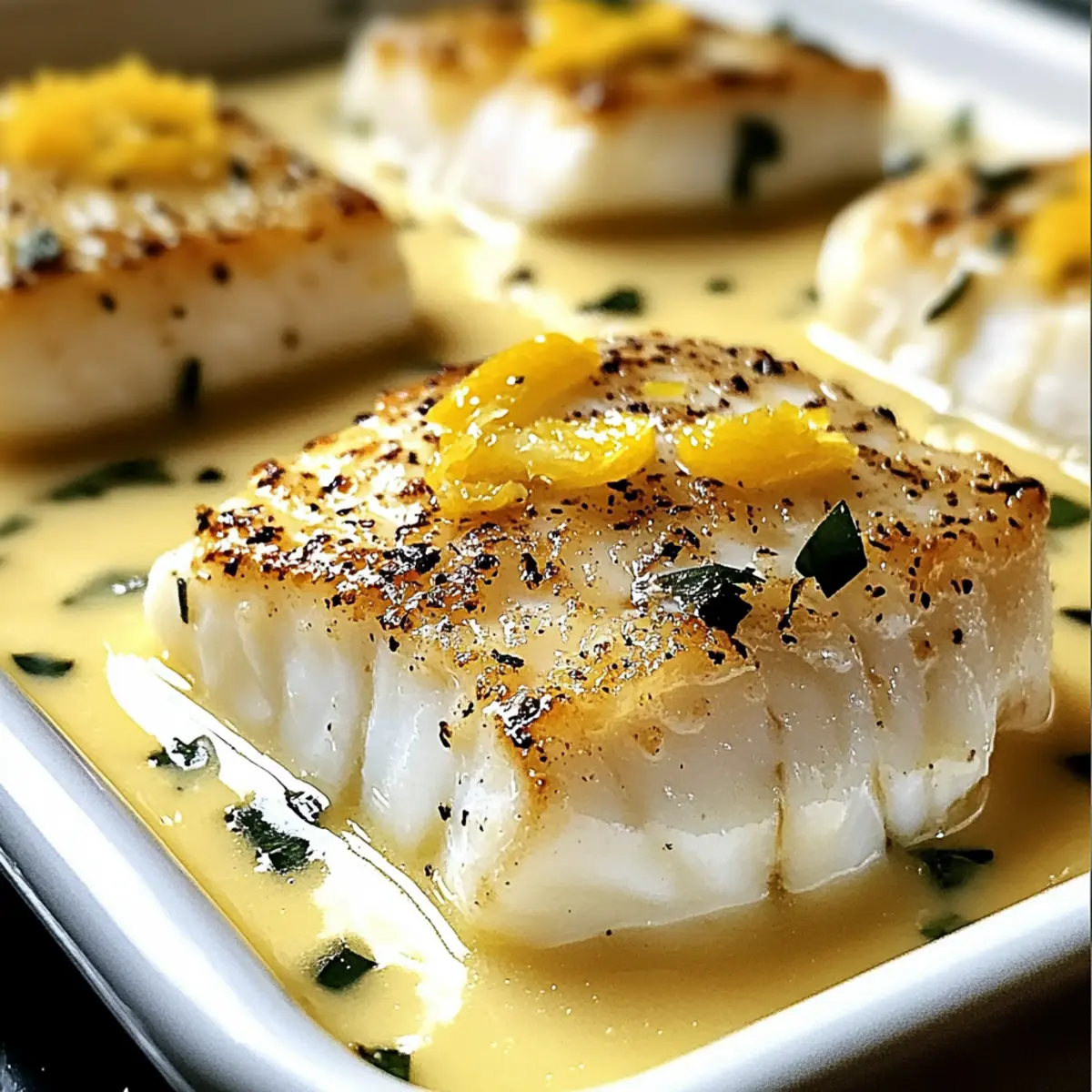 Cod in Coconut Lemon Cream Sauce: Your Next Tropical Dinner