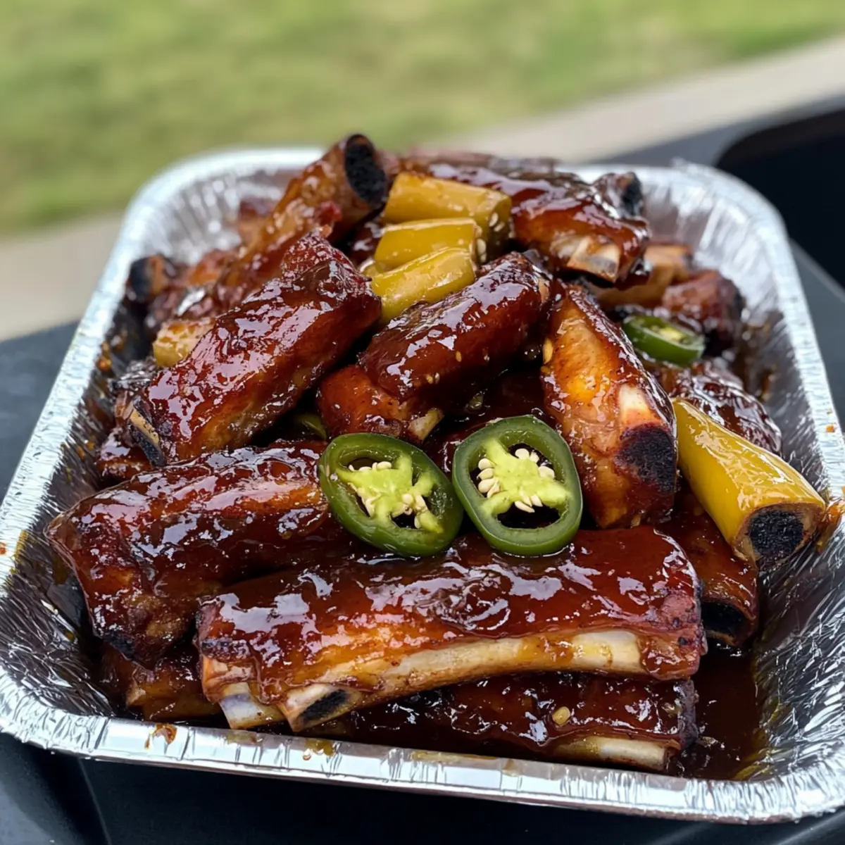 Sweet and Spicy Honey Jalapeño Party Ribs Your Guests Will Love