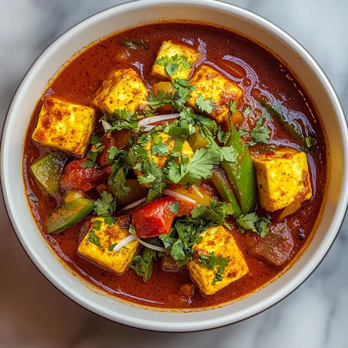 Creamy Kadai Paneer with Homemade Masala Bliss
