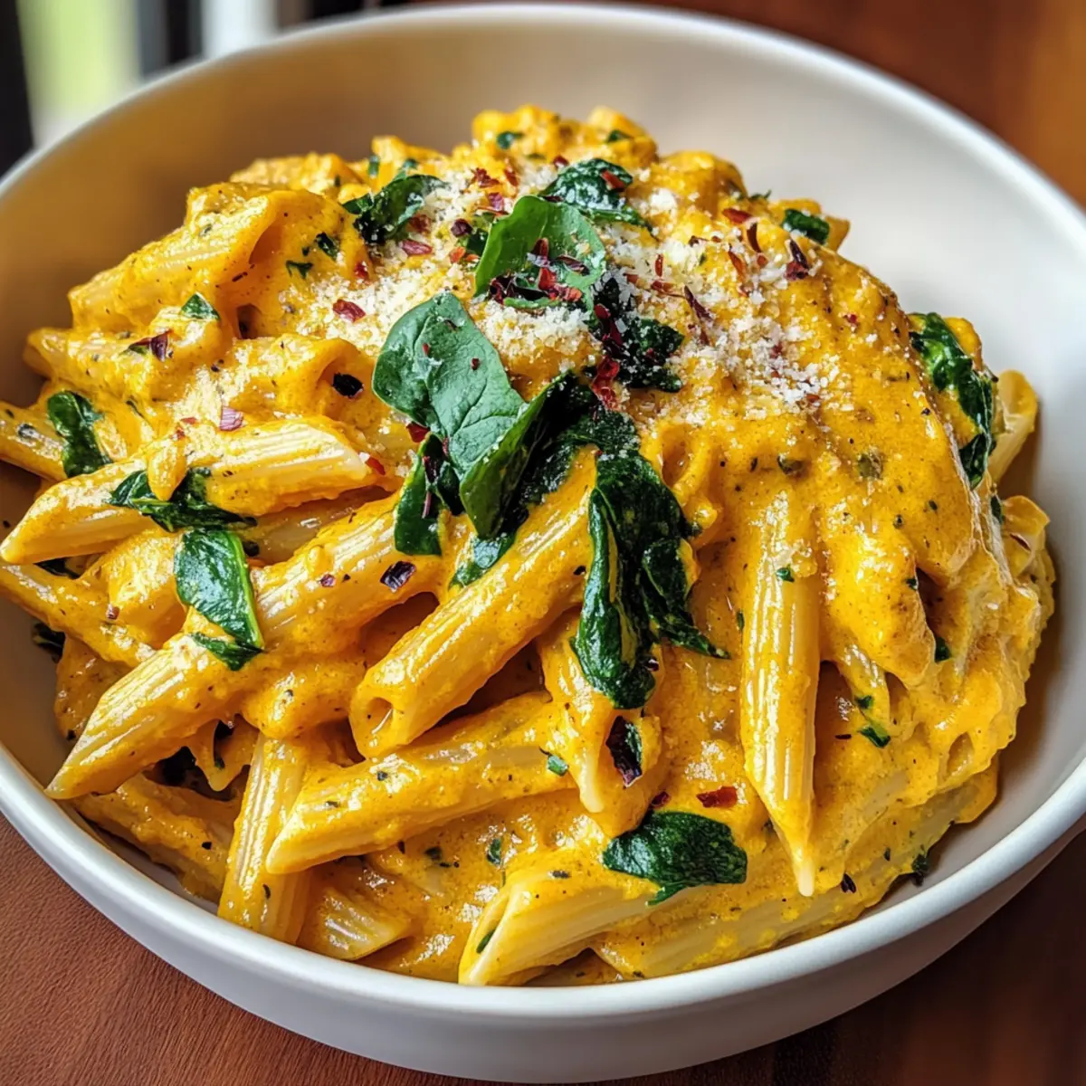 Creamy Vegan Pumpkin Pasta for a Cozy Dinner Delight
