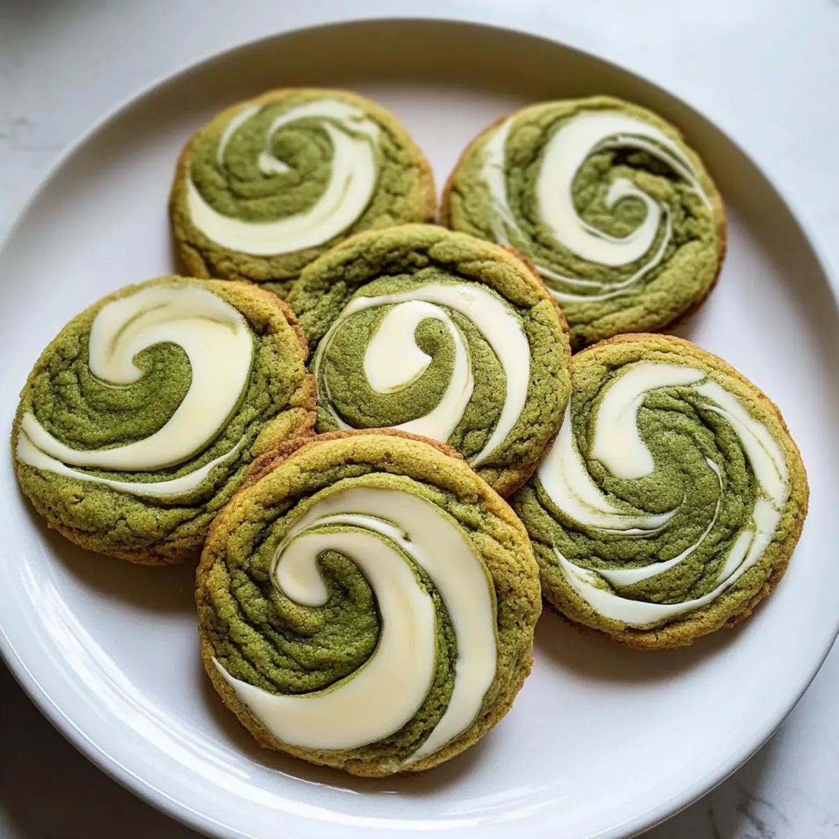 Matcha White Chocolate Swirl Cookies for a Unique Twist