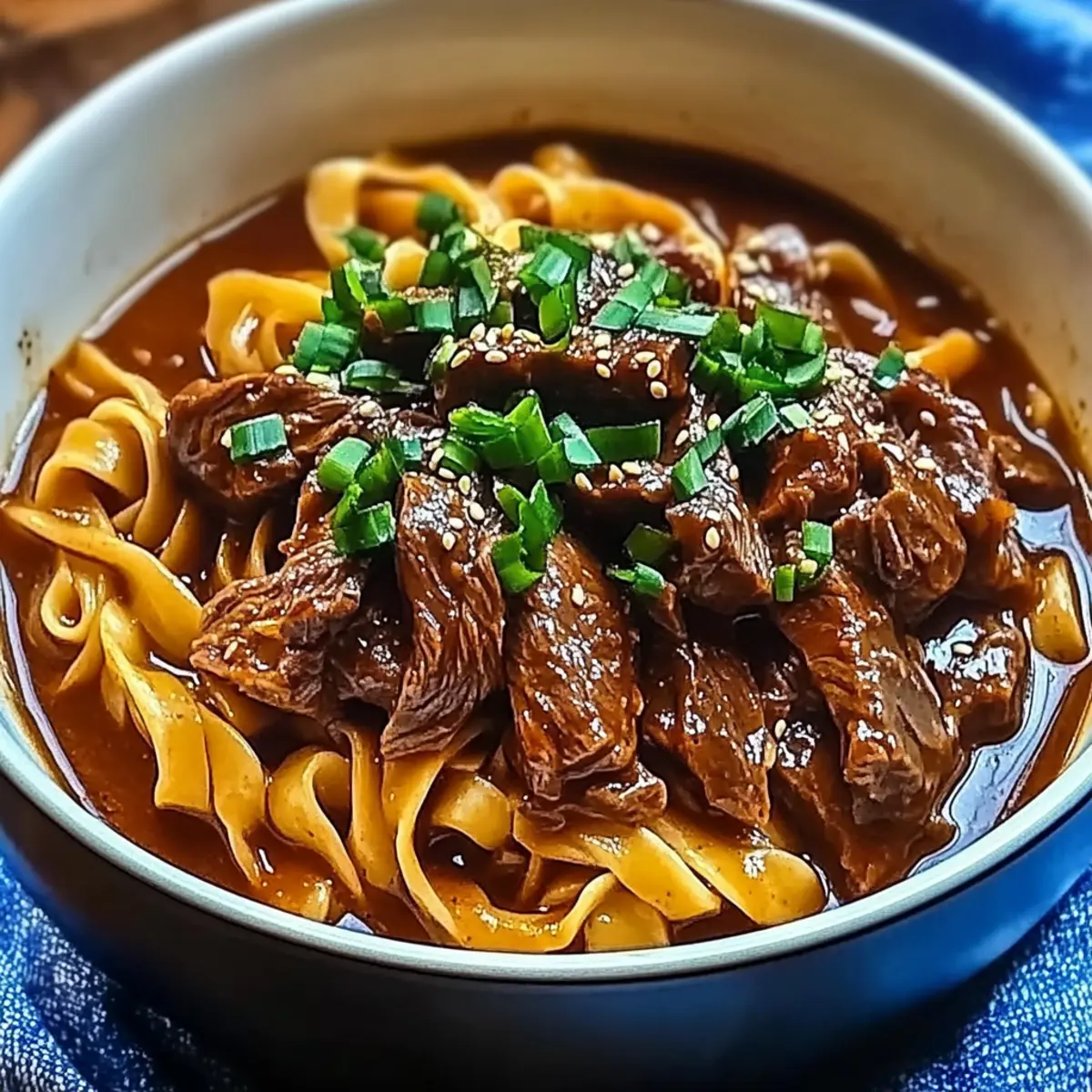 Savor Korean Beef Noodles for Comforting Home Cooking
