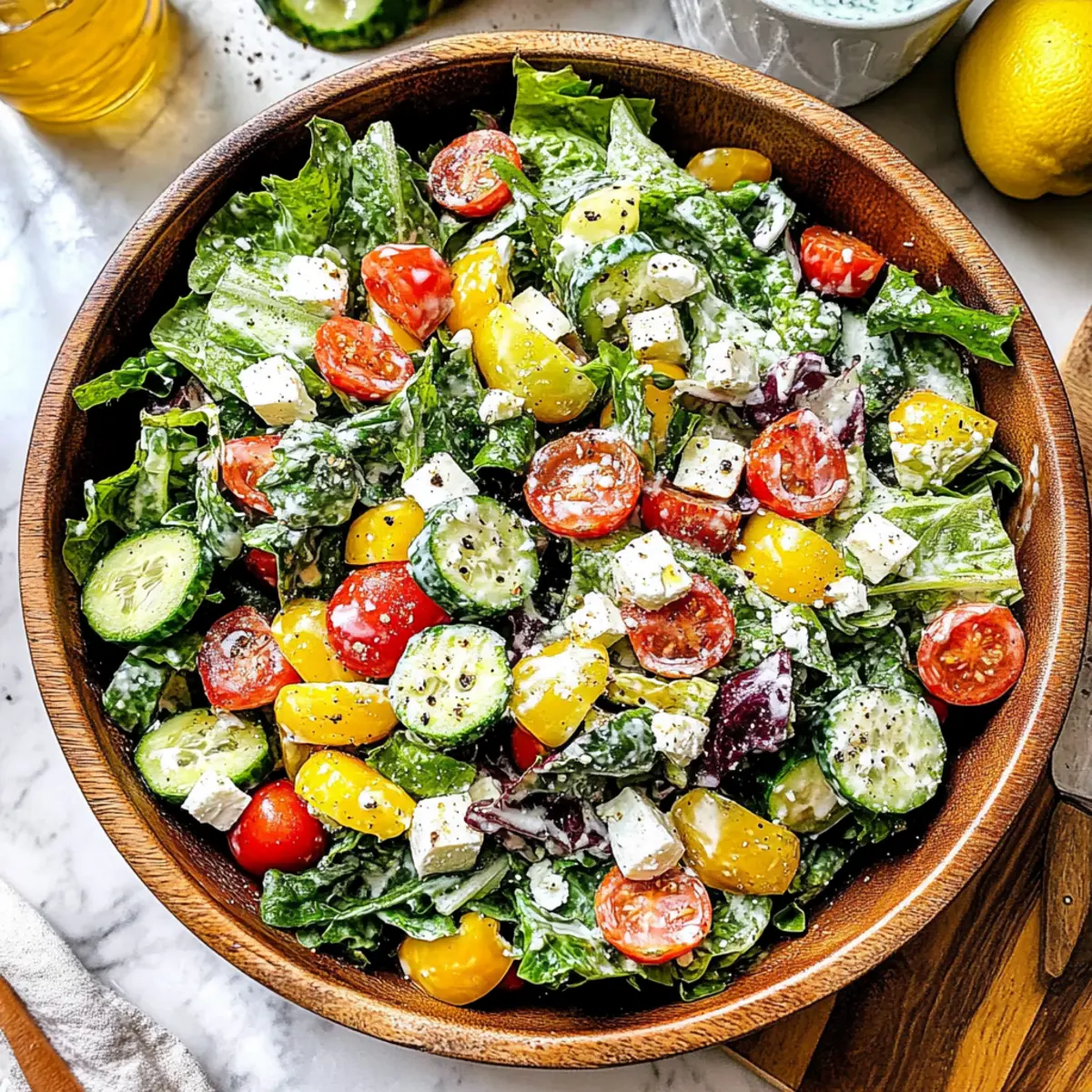 Refreshing Mediterranean Salad for Ultimate Meal Prep Delight