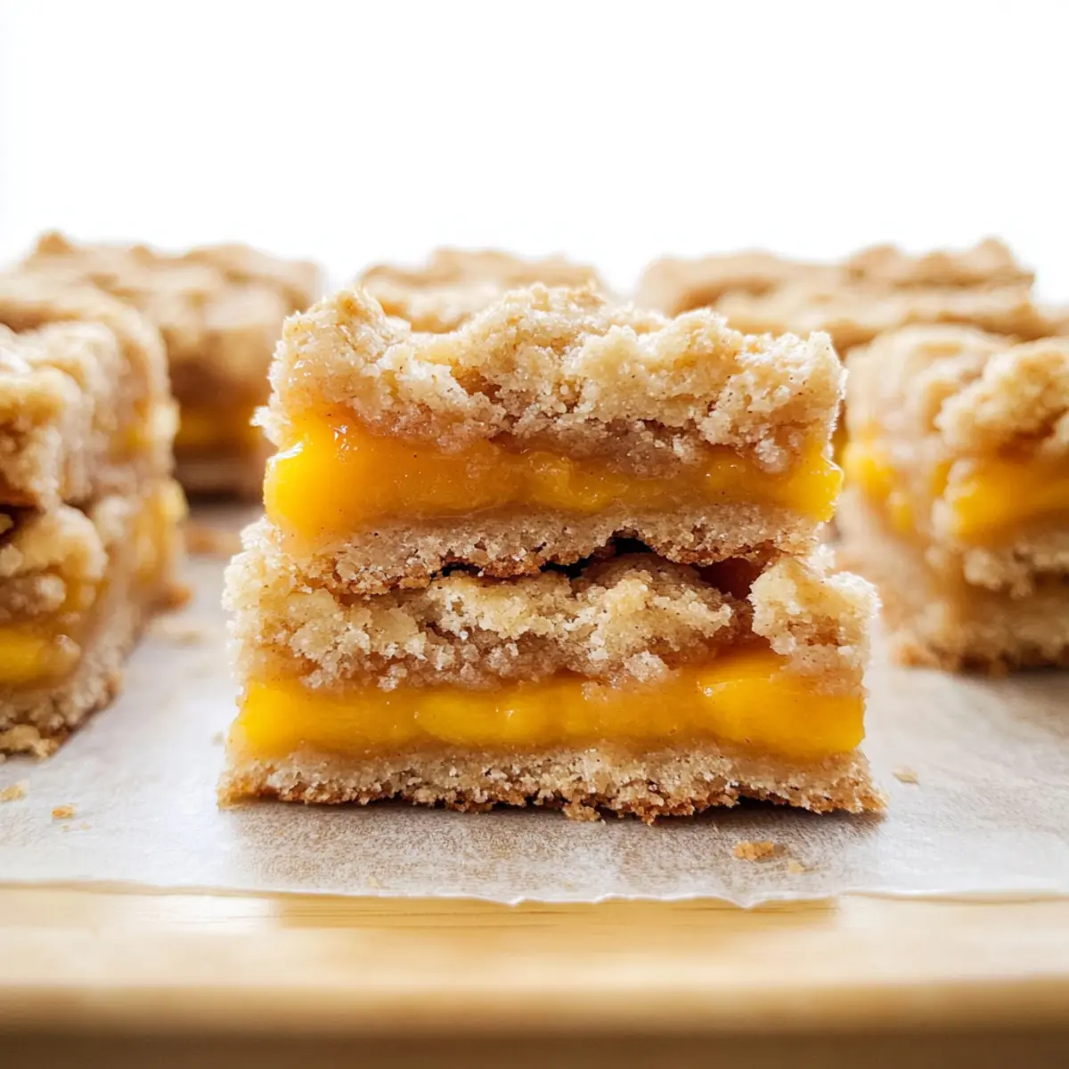 Irresistibly Sweet Peach Crumb Bars for Summer Bliss