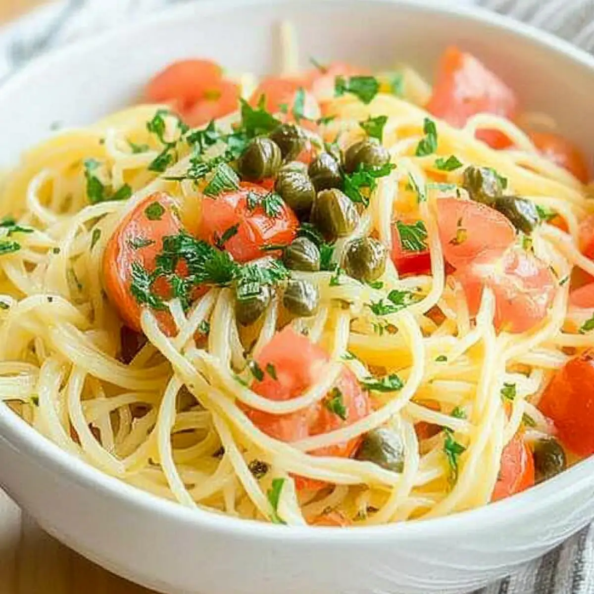 Refreshing Lemon Capellini Salad Perfect for Summer Feasts