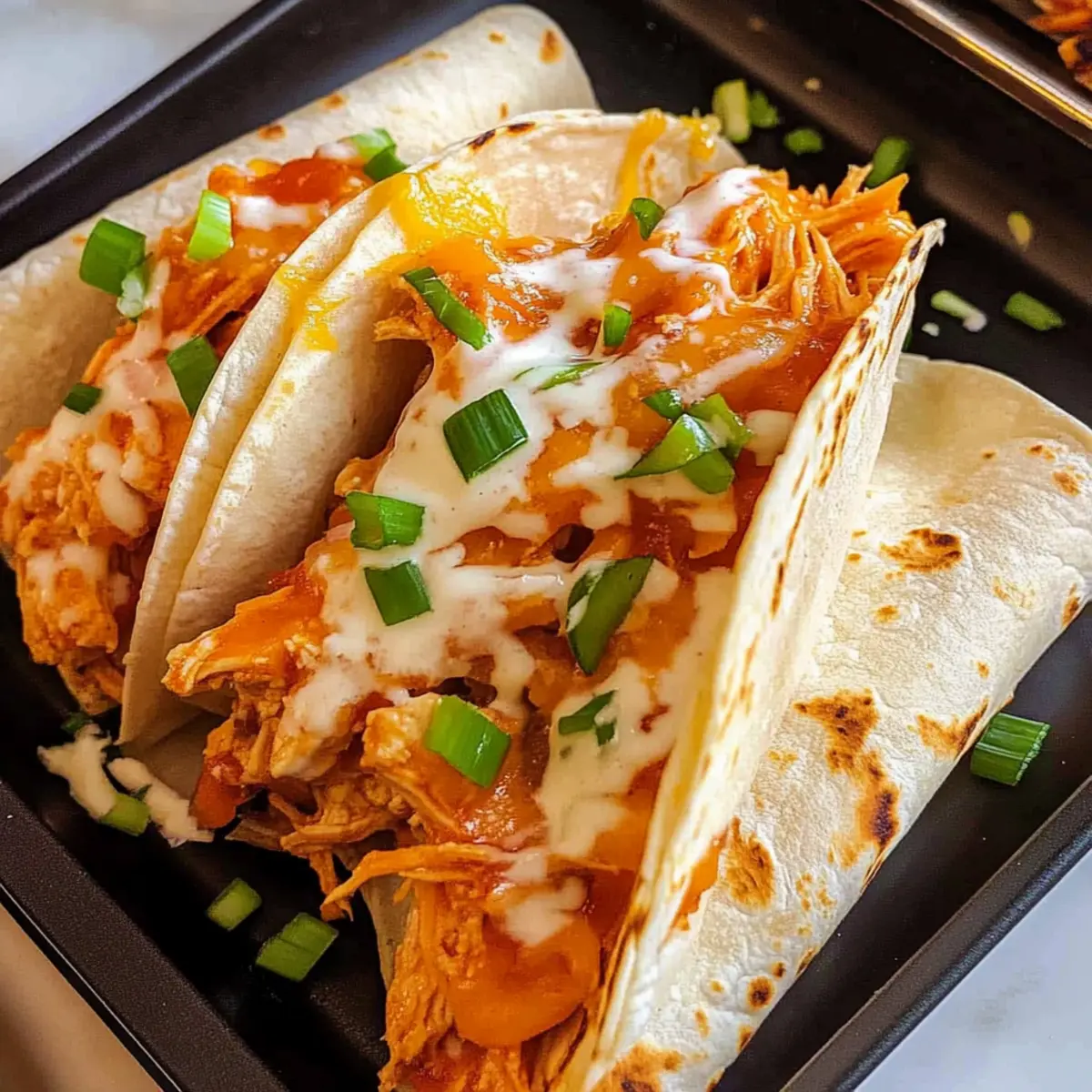 Buffalo Chicken Tacos for Perfect Taco Night Bliss
