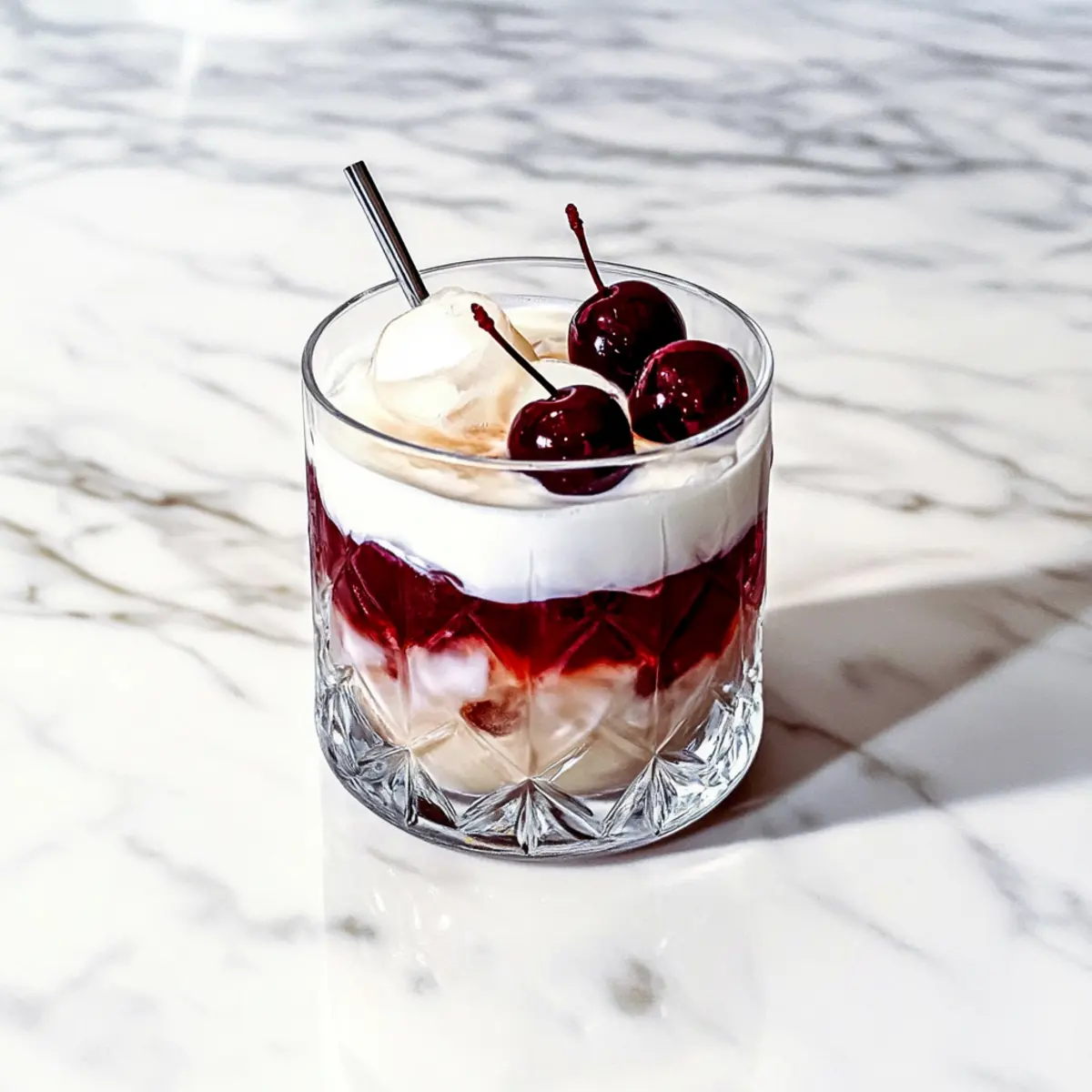 Creamy Cherry White Russian: A Dessert Cocktail Delight