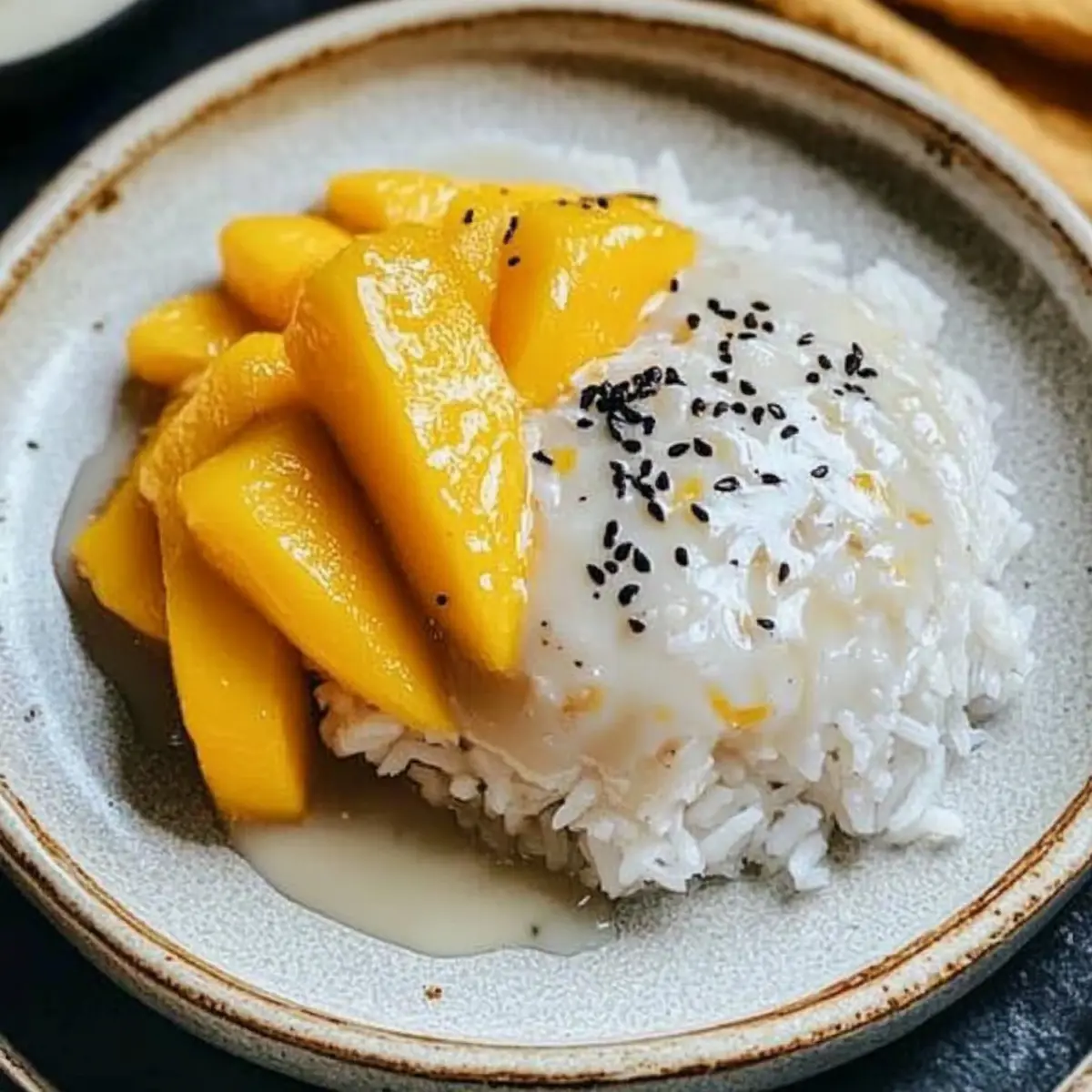 Irresistible Mango Sticky Rice with Creamy Coconut Sauce