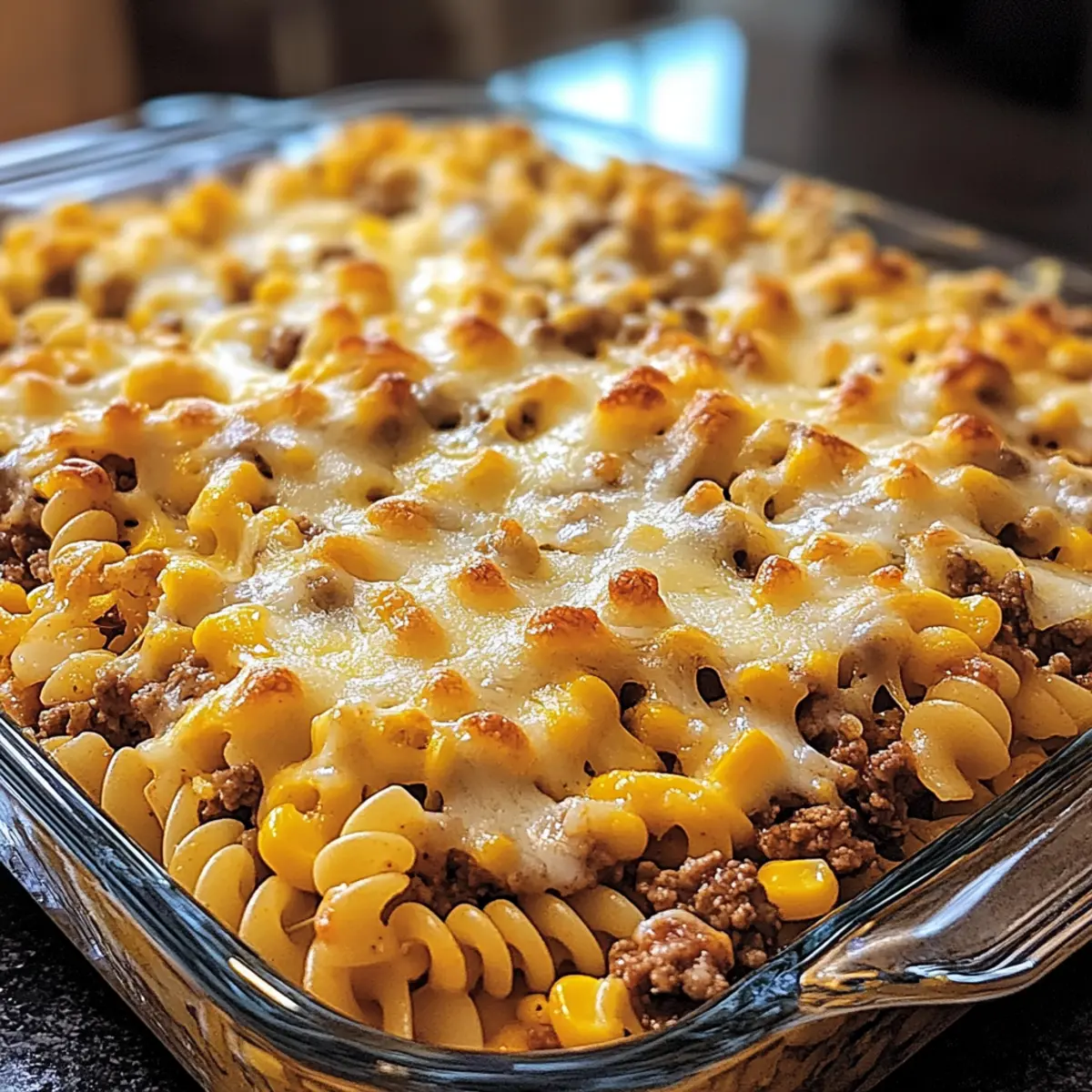 Cheddar Ranch Beef & Corn Pasta Bake: Comfort in Every Bite
