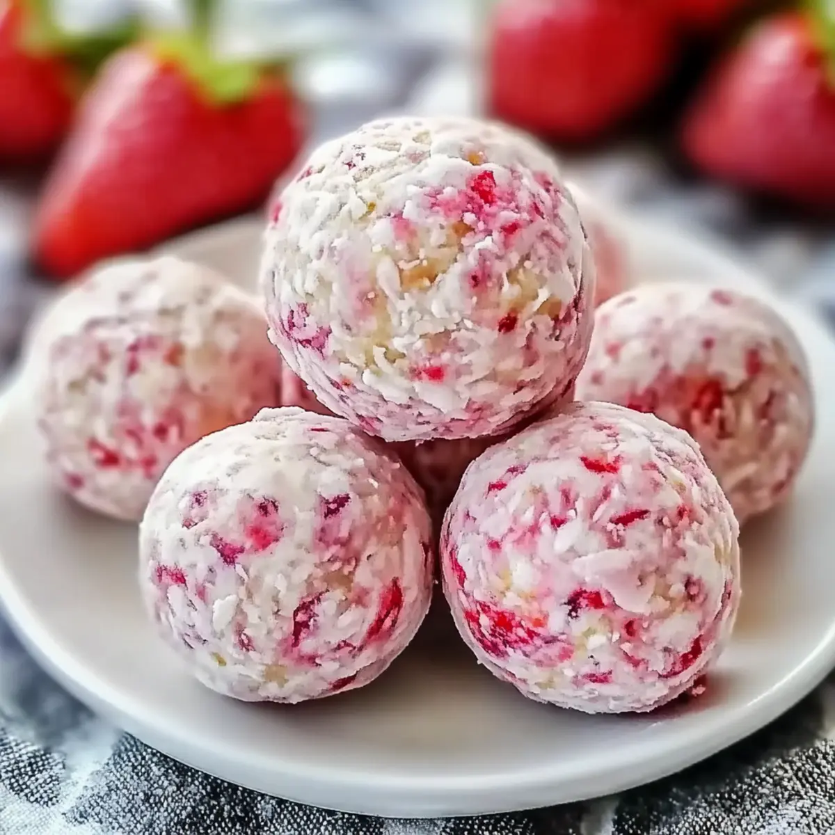 Strawberry Cheesecake Protein Balls for Guilt-Free Indulgence
