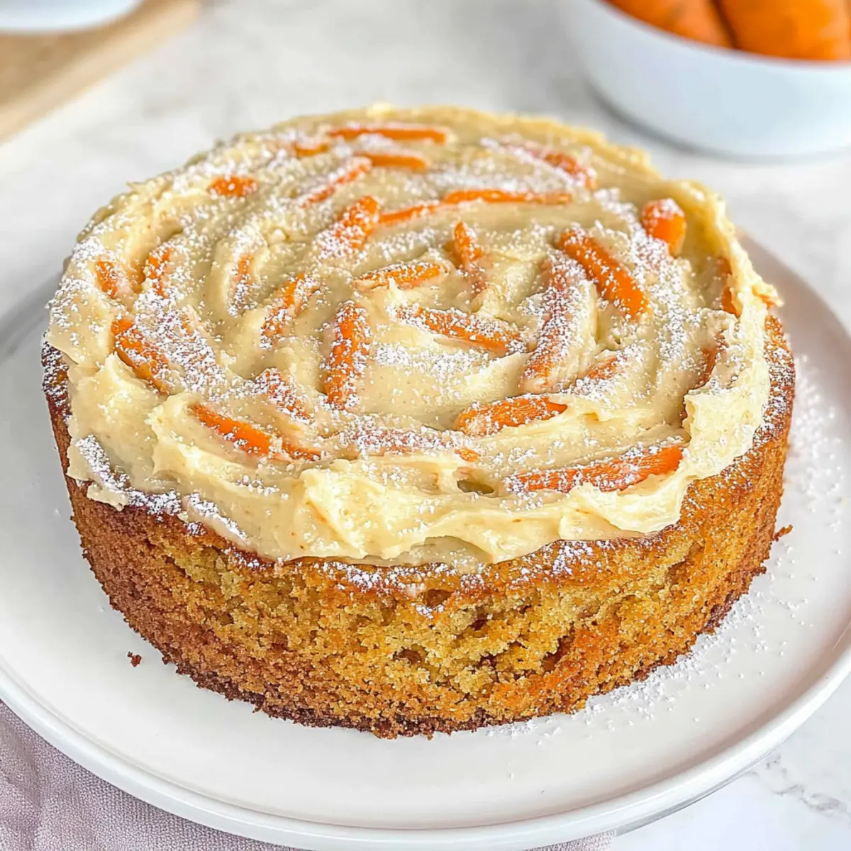 Irresistibly Moist Healthy Carrot Cake with Creamy Frosting