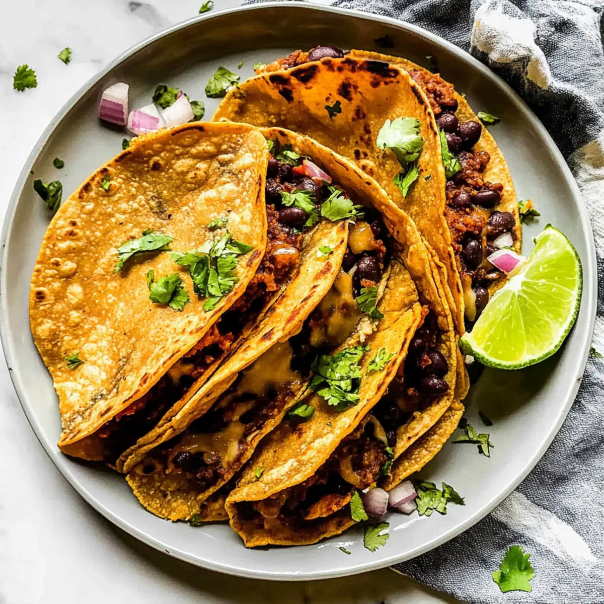 Crispy Black Bean Tacos: A Flavorful Spin on Taco Night