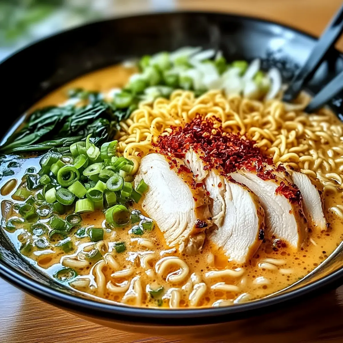 Creamy Garlic Chicken Ramen: Comfort in Every Slurp
