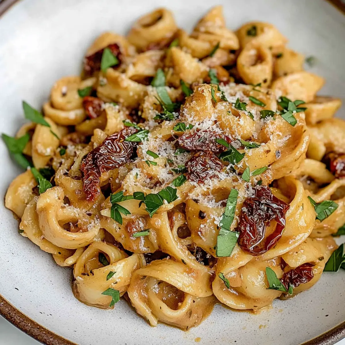 Delicious Vegan Caramelized Onion Pasta in 30 Minutes