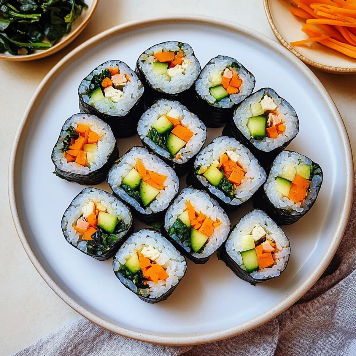 Delicious Vegetable Gimbap for a Healthy Snack Anytime
